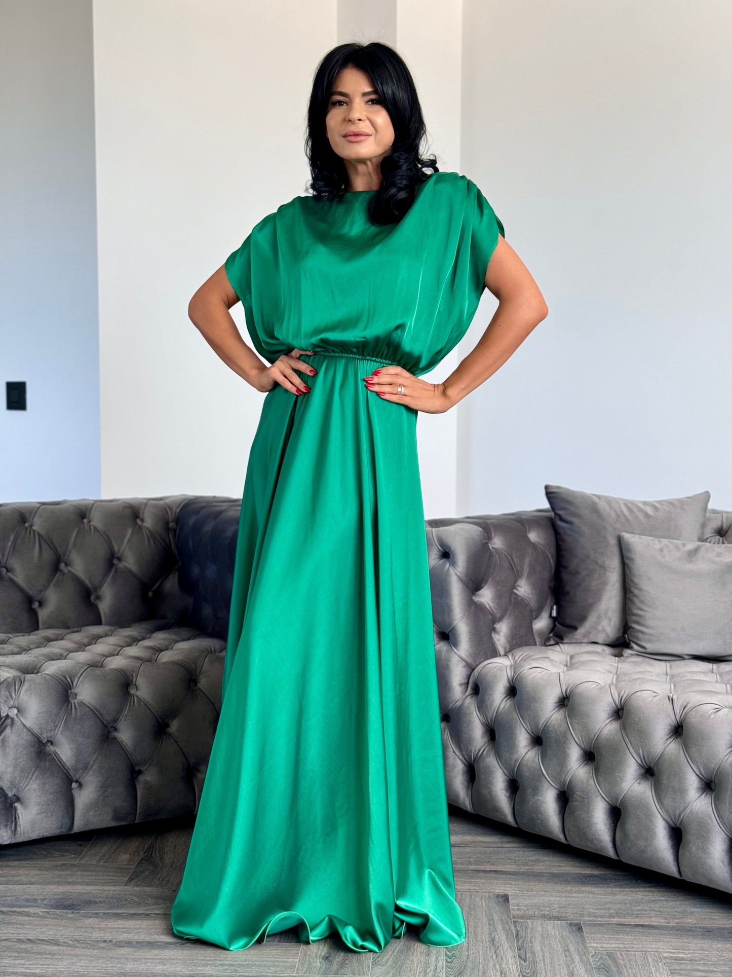 Rochie Anais - Verde Intens