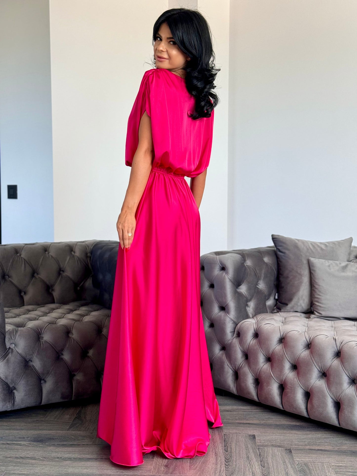 Rochie Anais - Fucsia